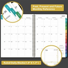 Planner 2026-2027 – Academic 2026-27, Jul.2026 – 9 X 11 inches, BLACK