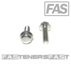 (10) M8 x 1.25 x 25 Stainless Steel DIN6921 A2 Hex Flange Bolts M8x25mm Flange