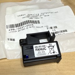 NEW! FANUC A98L-0031-0028 Lithium PLC Battery 3V Black 1750mAH
