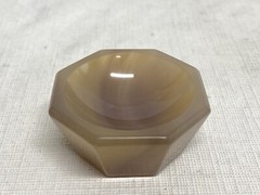 Octagonal Agate Lab Mortar Only 52mm L x 52mm W x 24mm H 38mm Grinding ID