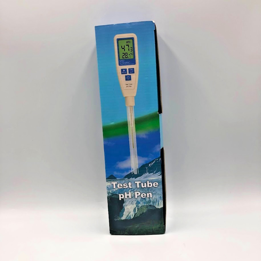 Sper Scientific 850062 Digital Test Tube pH Pen Meter with Box Manual Untested
