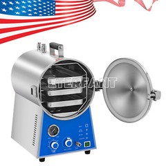 24L Tabletop Dental Autoclave Sterilizer Medical Steam Sterilizer 134°C