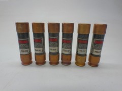 FUSETRON FRN-R-60 FUSE BLACK LOT OF 6 NSNP