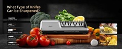 Electric Knife Sharpener with 4-Stage Sharpening (Repair, Coarse, Medium, Fine &