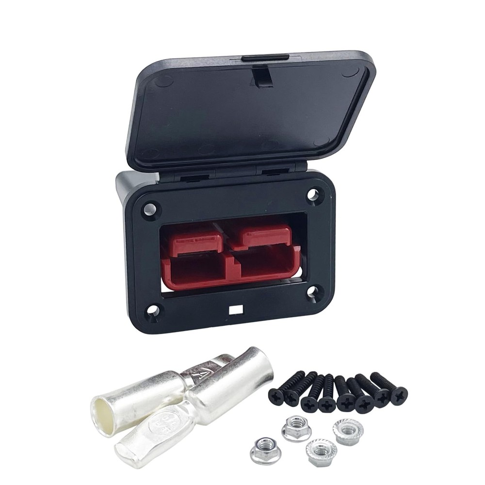 175A Plug Mounting Panel with Cover for Anderson SB175 Connectors Flush Mount…