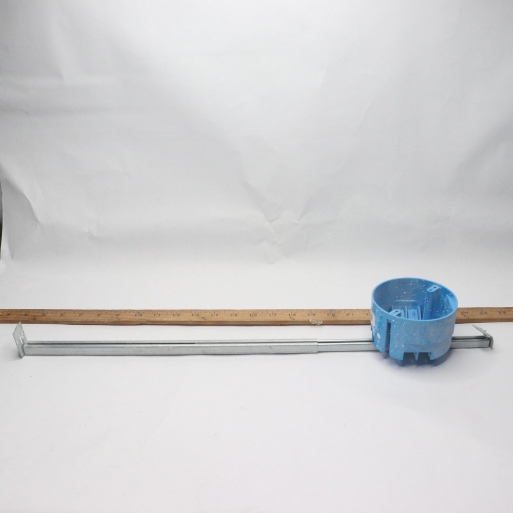 Carlon 1-Gang New Work Electrical Ceiling Box with Adjustable Hanger Bar