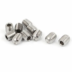 10 Pcs M3 x 5mm Set Screw Grub Screw Hex Socket – 3mm x 5mm x 0.5mm Pitch – SS