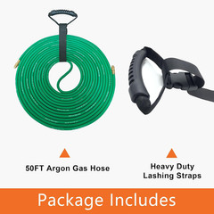 50FT Argon Gas Hose, Inert Gas Welding Hoses for MIG/TIG Welding Regulator, Argo