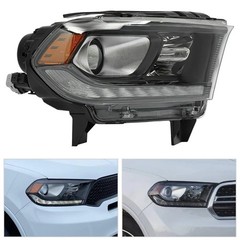 Front HID Headlights Right for Durango 2016-2020 w LED DRL