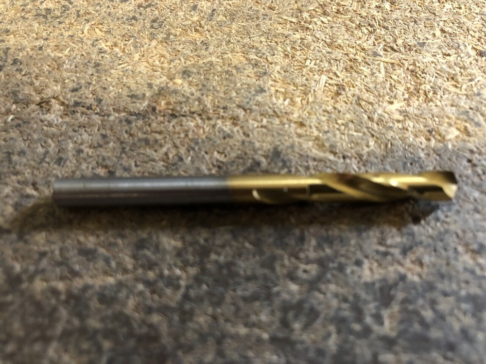 .2130″ #3 HIGH SPEED STEEL TiN COATED SCREW MACHINE LENGTH DRILL