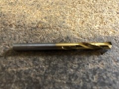 .2130″ #3 HIGH SPEED STEEL TiN COATED SCREW MACHINE LENGTH DRILL