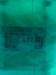 CKD GCAMD40-X0016-02 Valve, 0-0.3 MPa, 0.3-0.5 MPa, Dainippon Screen, 150785