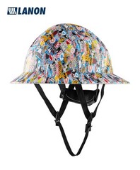 LANON Full Brim Hard Hat, OSHA Construction Work Approved, Premium Multicolor…