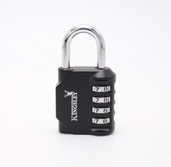 2 Pack 4 Digit Combination Padlock for School Gym Locker Weatherproof