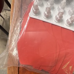Extra Large Red Destron Fearing DuFlex Visual Identification Ear Tags 25 Sets
