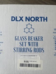 Beaker set 25 50 100 250 500 1000ML DLX North Borosilicate Glass Beakers Lab NEW