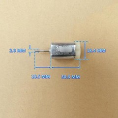 US Stock 5pcs DC 12-18V 14500RPM SF-266SA-1G160 Square 6-Pole Rotor DC Motor