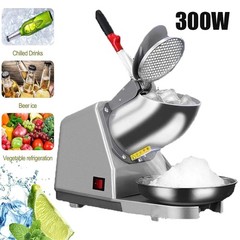 300W Electric Snow Cone Crusher Maker Machine 143lbs Commercial Ice Shaver