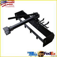 42″ Tow Behind Box Scraper Lawn Tractor Attachment With Tractor Box Blade Hitch