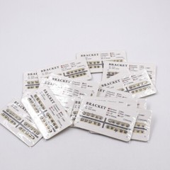 25Size Dental Orthodontic Bracket Braces Mini Standard Roth/Edgewise/MBT 022/018
