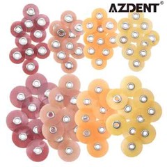 AZDENT 50Pc Dental Soflex Coarse Medium Fine Superfine Composite Polishing Discs