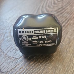 NSI Polaris Insulated Tap Connector Black 3/0-6 AWG IT-3/0