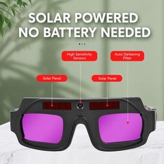 Welding Glasses Auto Darkening Safety Goggles Solar True Color Welder Glasses
