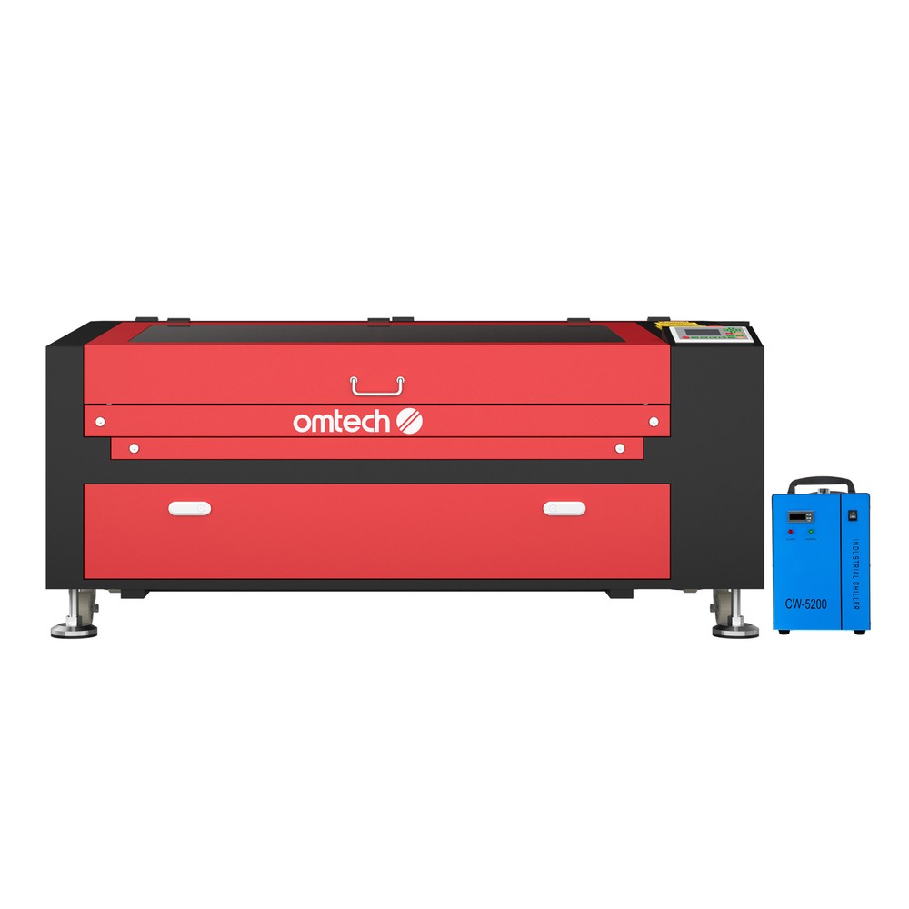 OMTech 100W 24×40 CO2 Laser Cutter Engraver Autofocus with CW5200 Water Chiller