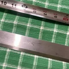 The L.S. Starrett Co. No 385 24 in Metal Straight Edge Rule, Unmarked
