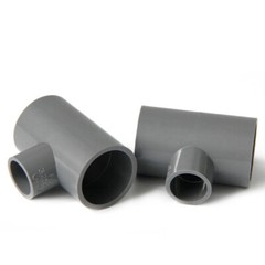 Reducing Tee Connector PVC Water Supply Pipe Fittings White/Blue/Gray All Size