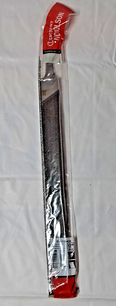Nicholson American-Pattern File 12"L Flat Double 1-5/32"W 9/32"T
