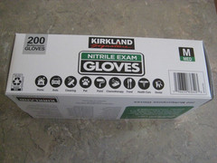 Kirkland Signature Nitrile Exam Gloves 200 Count in Box (Blue) Brand New