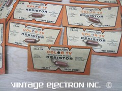 LOT OF (11) NOS Workman Electronic Color TV Resistors: 3 Watt, Various Values