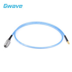 2.4mm Female to GPPO Female .086″ Semi-flexible Coax Cable, FEP Jacket, DC-50GHz