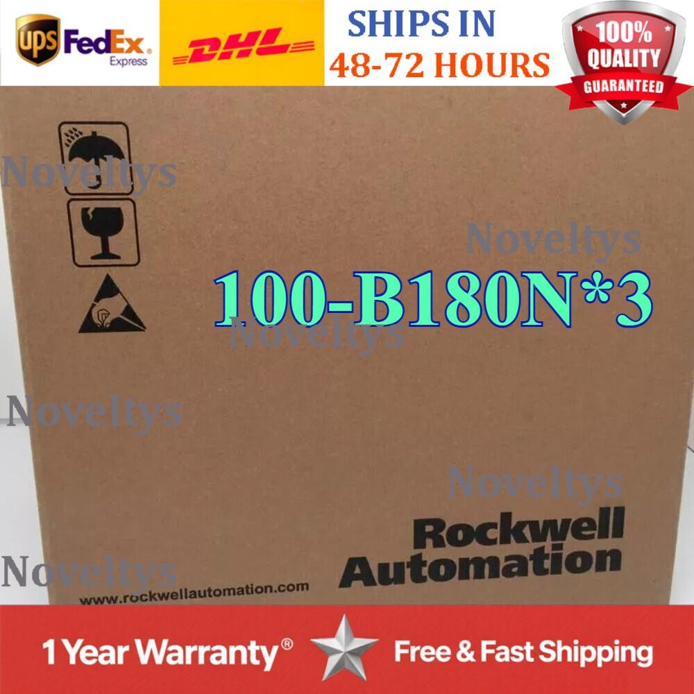 New Allen Bradley 100-B180N*3 Contactor Type 110/120V Coil 3P 180A US Free Tax