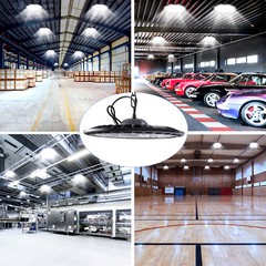 500W Super Bright Warehouse LED UFO High Bay Lights Factory Shop GYM Light Lamp