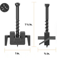 CAMO WEDGE Stainless Steel Hidden Deck Fasteners