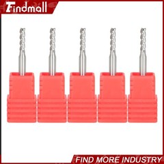 5PCS 3/32″ 4 FLUTE CARBIDE END MILL 3/8″ CUT LENGTH