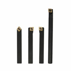 4x Lathe Turning Tool Set Holder Boring Bar 12mm Shank+10x Carbide Insert