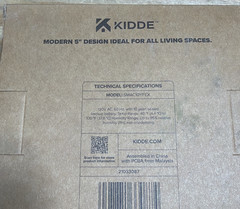 Kidde Firex SMAC10YFEX 21033087 Smoke Alarm, Hardwired W/ 10-Year Backup Battery