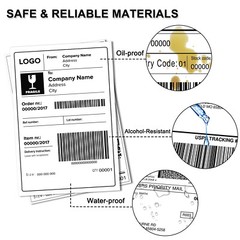 5ROLLS 62mmx100mm Shipping Label 2-3/7″x4″ Compatible Brother QL-810W DK-1202