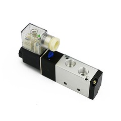 U.S. Solid 1/4″ Pneumatic Electric Solenoid Valve 5 way 2 Position DC 12V, Air