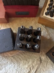 Lot Young Bros Gruv Grip Steel Stamp Set 0-9 Number 1/4” 3/16”Pittsburgh 5/16” +