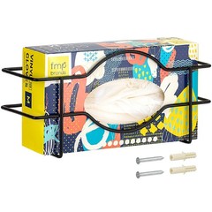 Single Wall Mount Glove Tissue Dispenser, Wire Rack Disposable Gloves Napkin Box