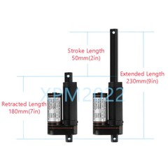 DC 12V 3000N 660lbs Linear Actuator Heavy Duty Stroke 2″~40″ 1000MM Waterproof