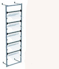 Retail Sort N Store Clothes Wall 55 Hanger Storage Organizer Rack New in Box