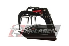 Skid Steer Twin Root Grapple for New Holland 84″ Wide Severe Duty by McLaren