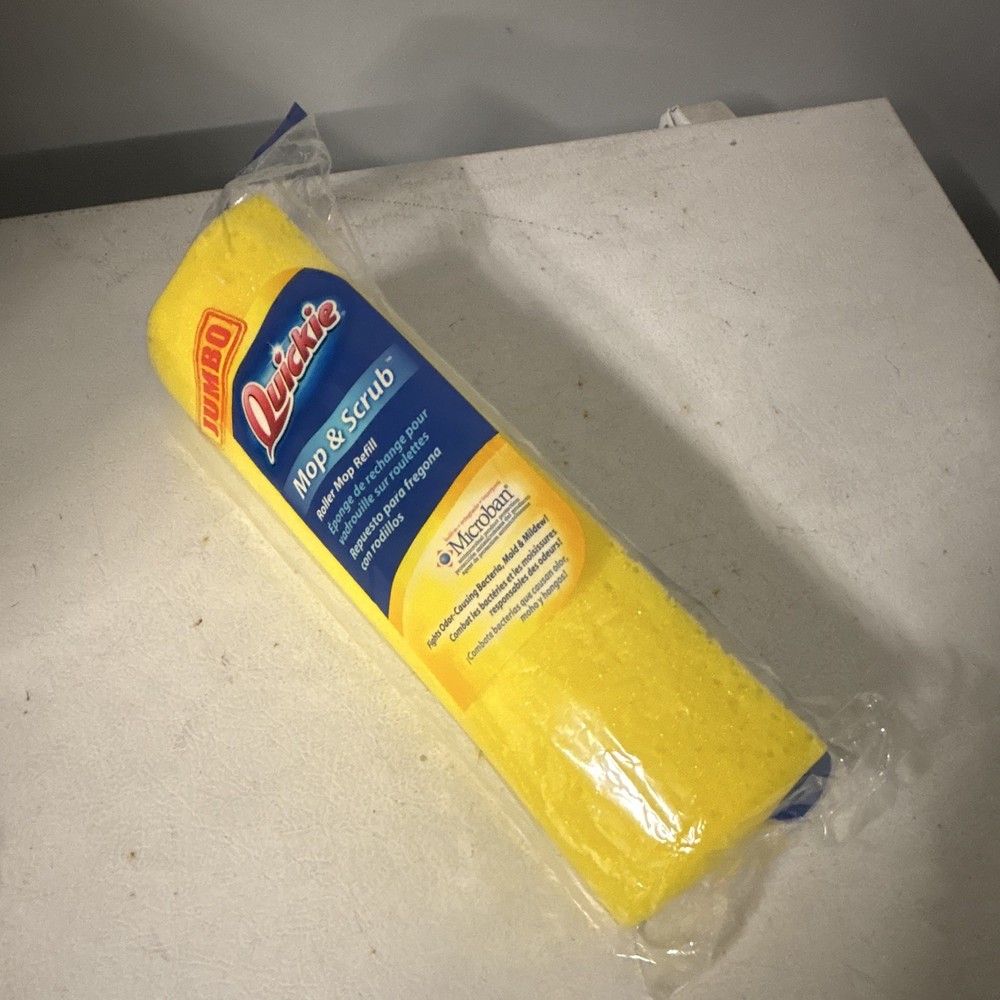 Quickie Jumbo Wet Roller Mop Refill Sponge Type P 0553MB