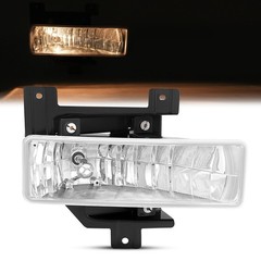 Hecasa Front Right Fog Light W/Bulb Compatible 1997 1998 Ford F150 F250