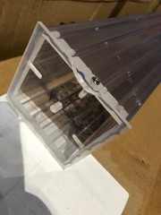 Returned Item Acrylic Podium Wood Pulpit Large Lecterm for Church School Confere